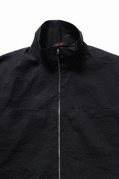 Load image into Gallery viewer, m.a+ exclusive zipped tall collar shirt jacket / H252DZ* CVPS (BLACK)