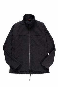 Load image into Gallery viewer, m.a+ exclusive zipped tall collar shirt jacket / H252DZ* CVPS (BLACK)