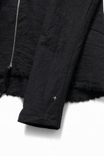 Load image into Gallery viewer, m.a+ exclusive zipped tall collar shirt jacket / H252DZ* CVPS (BLACK)