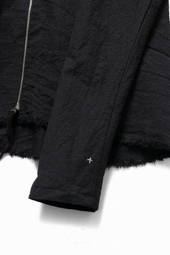 Load image into Gallery viewer, m.a+ exclusive zipped tall collar shirt jacket / H252DZ* CVPS (BLACK)