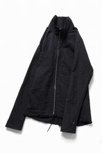 Load image into Gallery viewer, m.a+ exclusive zipped tall collar shirt jacket / H252DZ* CVPS (BLACK)