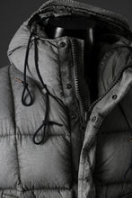 Load image into Gallery viewer, Ten c TEMPEST DOWN JACKET Ⅱ / FROSTED TRANSPARENT POLISHED NYLON (GRAY)