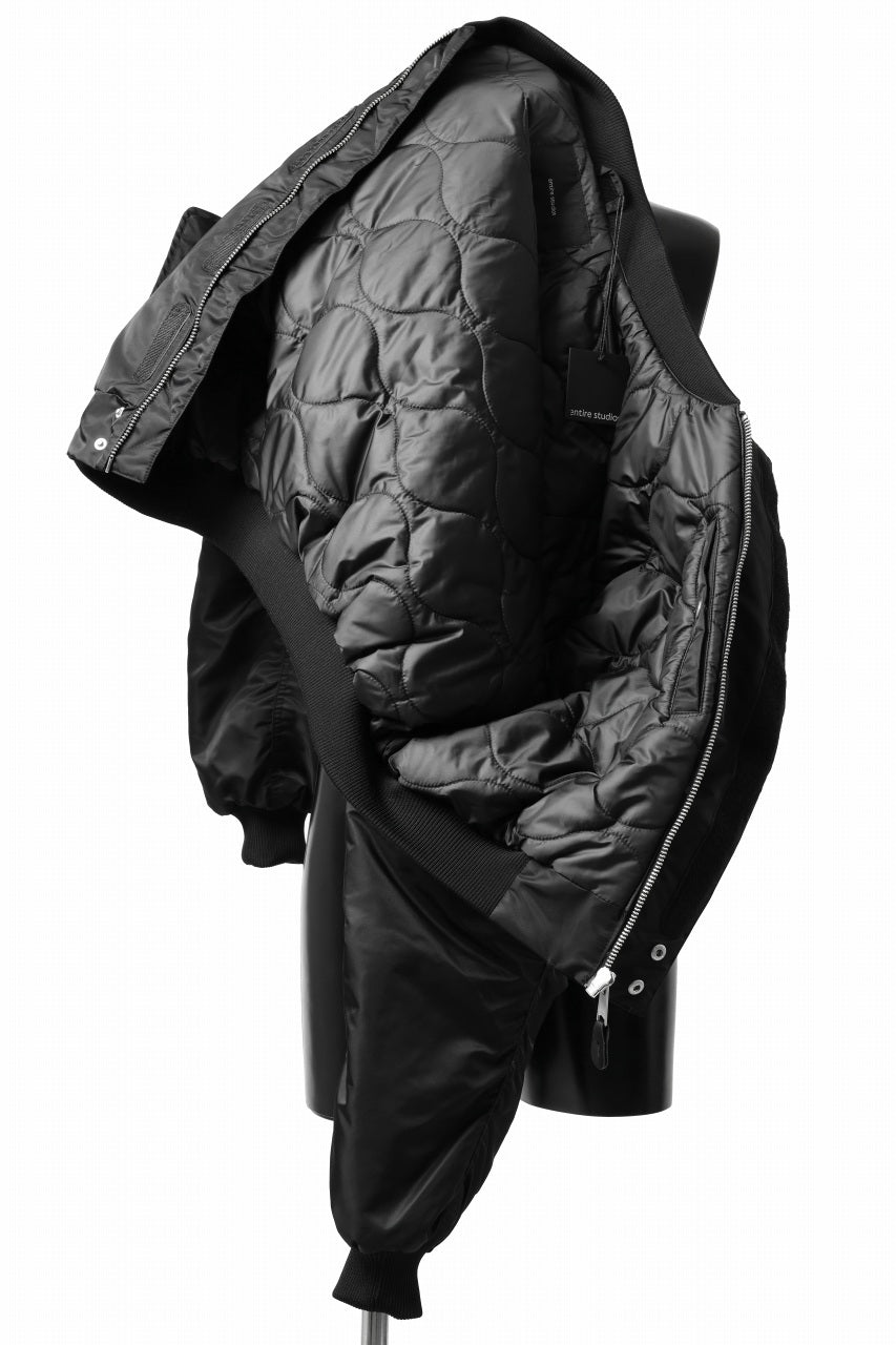 画像をギャラリービューアに読み込む, entire studios A-2 BOMBER PADDED JACKET (OIL)