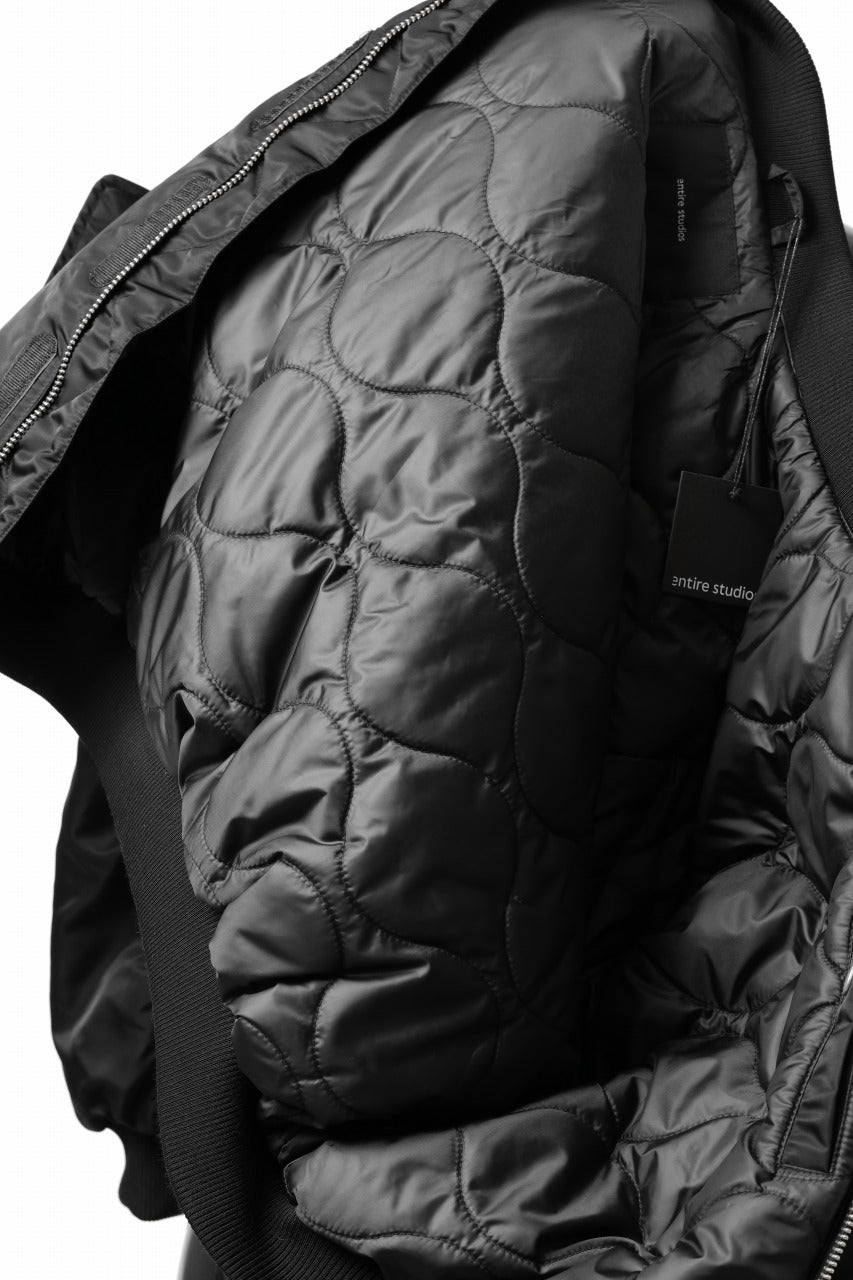 entire studios A-2 BOMBER PADDED JACKET (OIL)