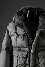 Load image into Gallery viewer, Ten c TEMPEST DOWN JACKET Ⅱ / FROSTED TRANSPARENT POLISHED NYLON (GRAY)