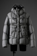 Load image into Gallery viewer, Ten c TEMPEST DOWN JACKET Ⅱ / FROSTED TRANSPARENT POLISHED NYLON (GRAY)