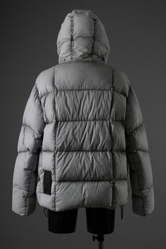 Load image into Gallery viewer, Ten c TEMPEST DOWN JACKET Ⅱ / FROSTED TRANSPARENT POLISHED NYLON (GRAY)