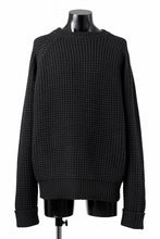 画像をギャラリービューアに読み込む, sus-sous popcorn wool knit / england merino wool (BLACK)