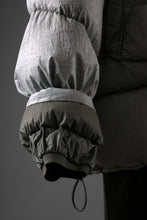 Load image into Gallery viewer, Ten c TEMPEST DOWN JACKET Ⅱ / FROSTED TRANSPARENT POLISHED NYLON (GRAY)