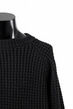 Load image into Gallery viewer, sus-sous popcorn wool knit / england merino wool (BLACK)