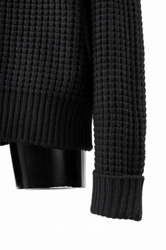 Load image into Gallery viewer, sus-sous popcorn wool knit / england merino wool (BLACK)