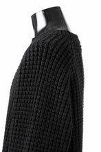 画像をギャラリービューアに読み込む, sus-sous popcorn wool knit / england merino wool (BLACK)