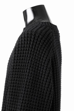 Load image into Gallery viewer, sus-sous popcorn wool knit / england merino wool (BLACK)