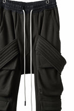 Load image into Gallery viewer, A.F ARTEFACT BOMBER HEAT BELTED SARROUEL CARGO PANTS (BLACK)