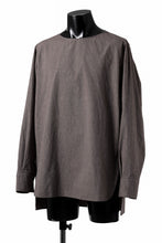 画像をギャラリービューアに読み込む, sus-sous sleeping shirts / F-0111 furuhashi / buff cloth (BROWN)