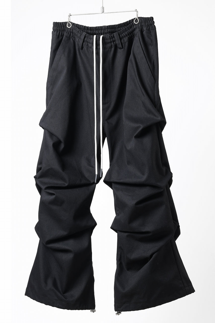 A.F ARTEFACT EXTREME WIDE BAGGY PANTS / PURE DENIM (BLACK)