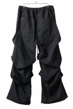 画像をギャラリービューアに読み込む, A.F ARTEFACT EXTREME WIDE BAGGY PANTS / PURE DENIM (BLACK)