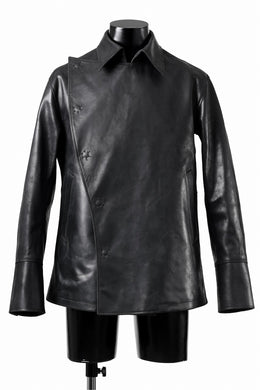 ierib exclusive Jean Coat-Blouson / Horse Nubuck Leather (BLACK)