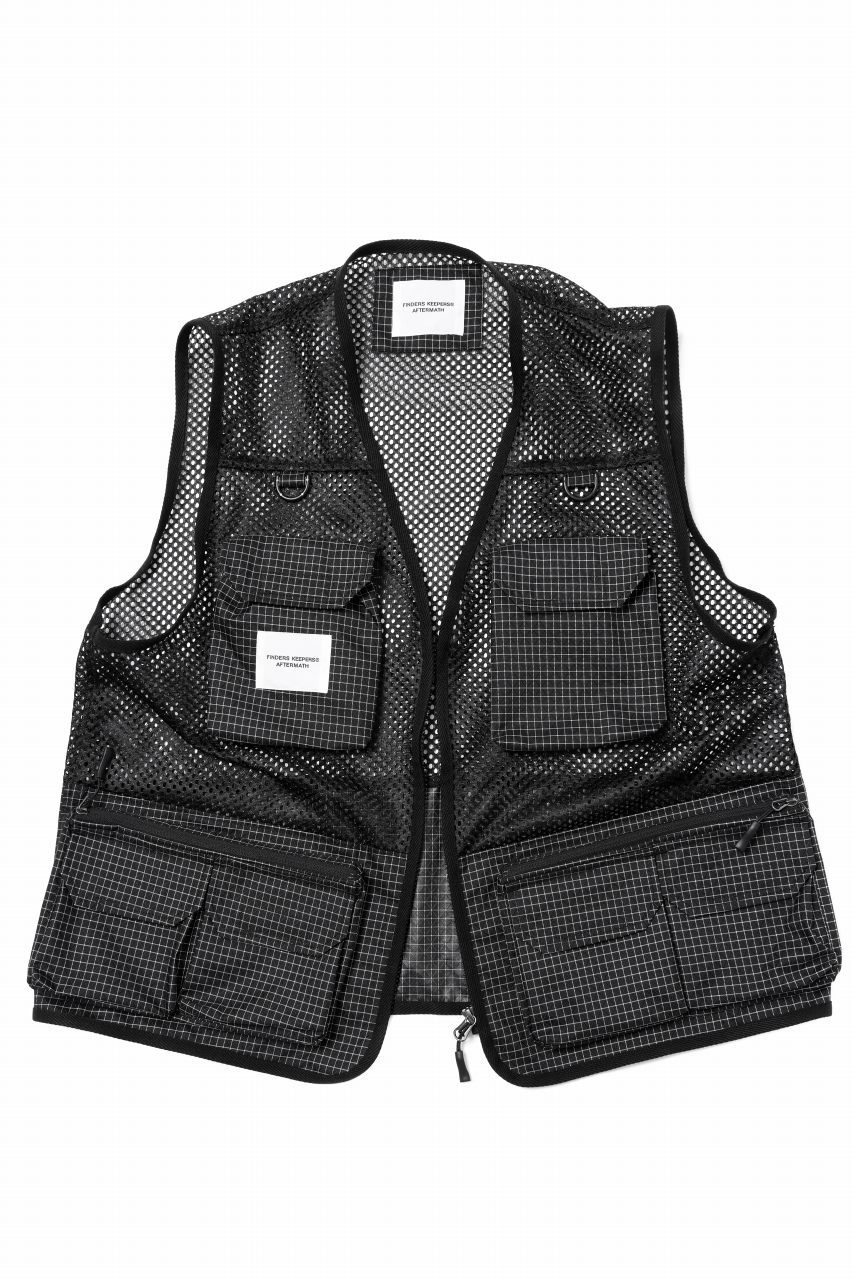 FINDERS KEEPERS AFTERMATH FK-UTILITY VEST / Dyneema (BLACK)