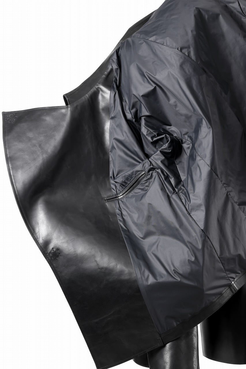 ierib exclusive Jean Coat-Blouson / Horse Nubuck Leather (BLACK)