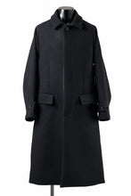 画像をギャラリービューアに読み込む, N/07 exclusive MAC COAT &quot;外套&quot; / VIRGIN WOOL MELTON (BLACK)