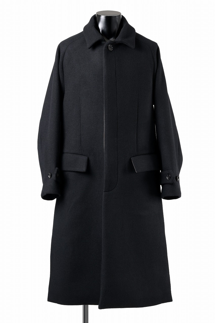 N/07 exclusive MAC COAT "外套" / VIRGIN WOOL MELTON (BLACK)