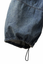 Load image into Gallery viewer, A.F ARTEFACT CARGO ZIP BAGGY PANTS / FADED DENIM (INDIGO)