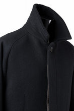 画像をギャラリービューアに読み込む, N/07 exclusive MAC COAT &quot;外套&quot; / VIRGIN WOOL MELTON (BLACK)