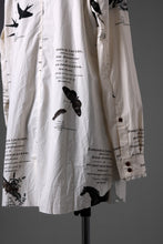 Load image into Gallery viewer, Aleksandr Manamis Short Collar Shirt / Type Writer Cotton (LECTURES)