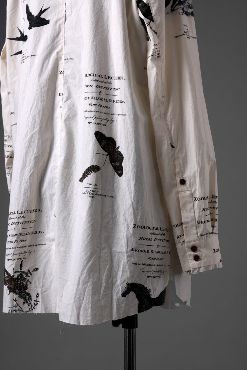 画像をギャラリービューアに読み込む, Aleksandr Manamis Short Collar Shirt / Type Writer Cotton (LECTURES)