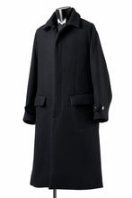 画像をギャラリービューアに読み込む, N/07 exclusive MAC COAT &quot;外套&quot; / VIRGIN WOOL MELTON (BLACK)