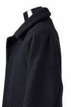 画像をギャラリービューアに読み込む, N/07 exclusive MAC COAT &quot;外套&quot; / VIRGIN WOOL MELTON (BLACK)