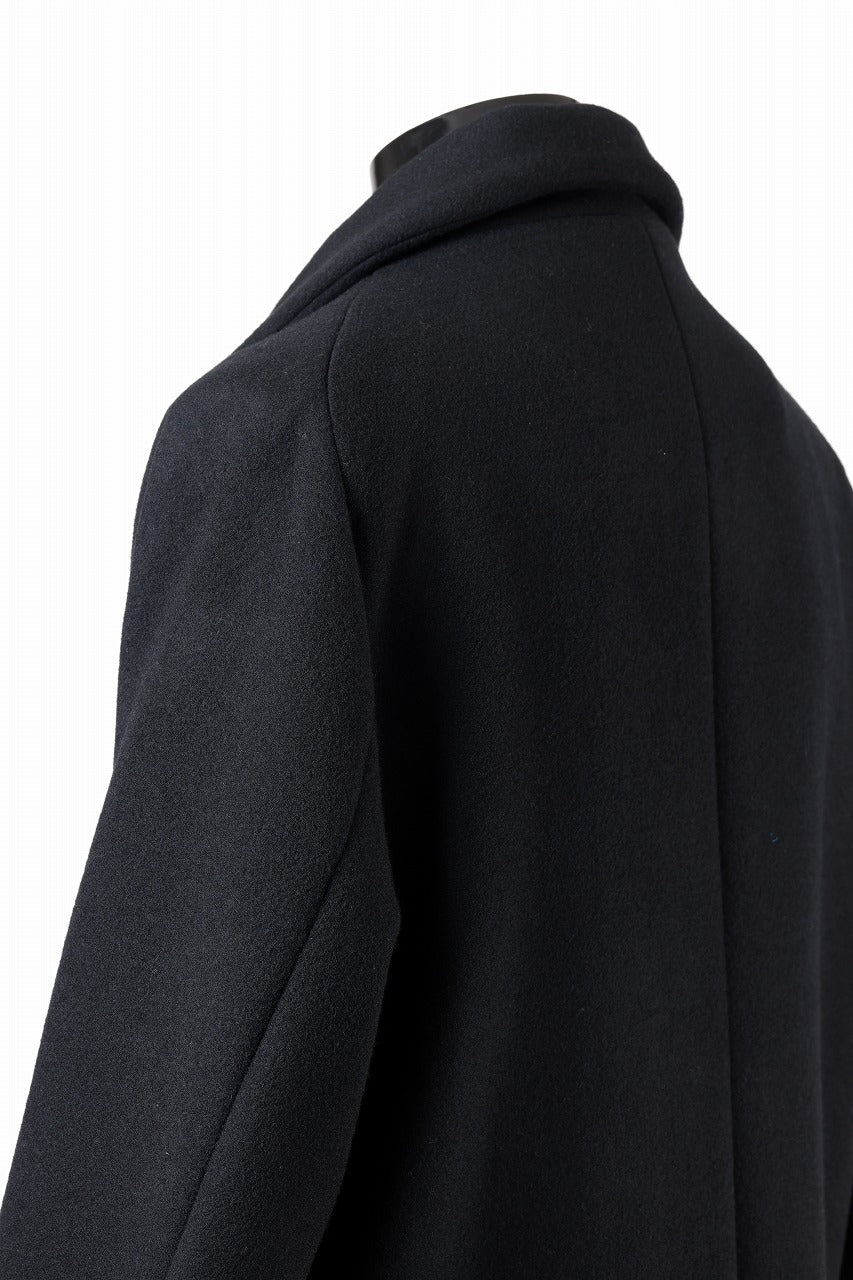 N/07 exclusive MAC COAT "外套" / VIRGIN WOOL MELTON (BLACK)