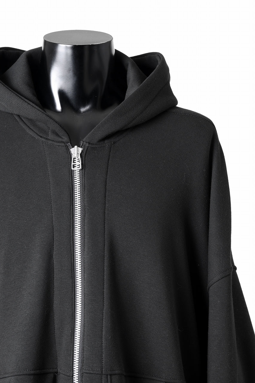 A.F ARTEFACT BOMBER HEAT JUMBO HOODIE (BLACK)