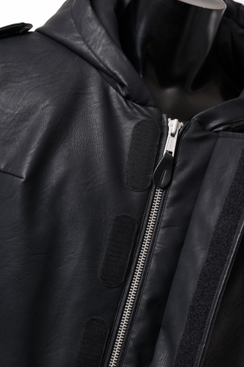 entire studios MOTO BOMBER PADDED JACKET (BLACK)