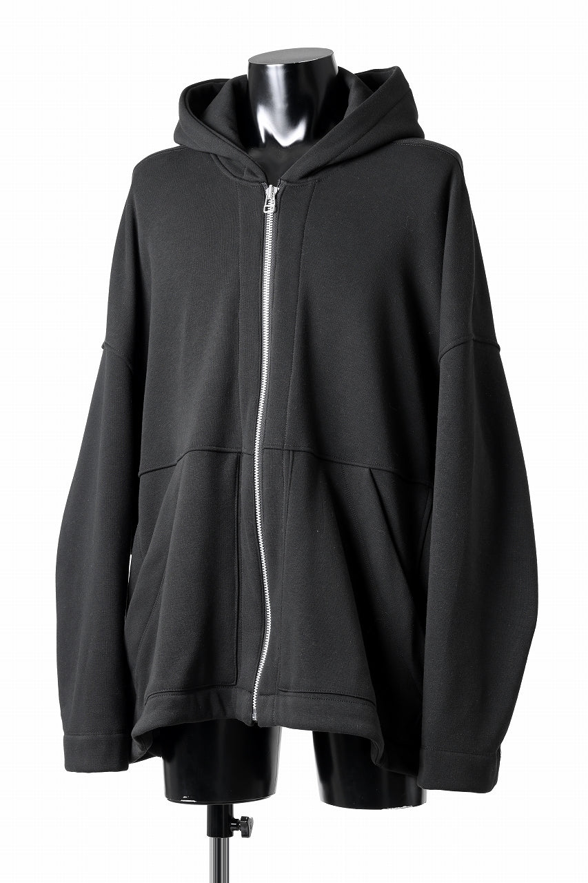 A.F ARTEFACT BOMBER HEAT JUMBO HOODIE (BLACK)