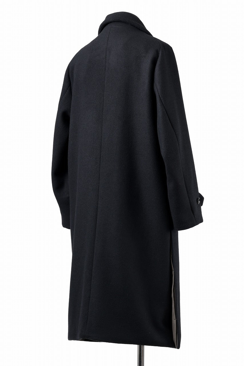 N/07 exclusive MAC COAT "外套" / VIRGIN WOOL MELTON (BLACK)