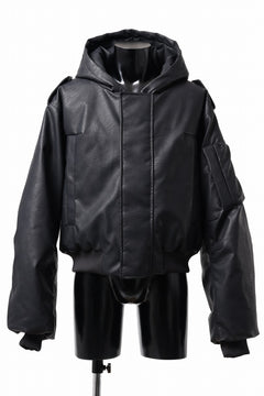 画像をギャラリービューアに読み込む, entire studios MOTO BOMBER PADDED JACKET (BLACK)