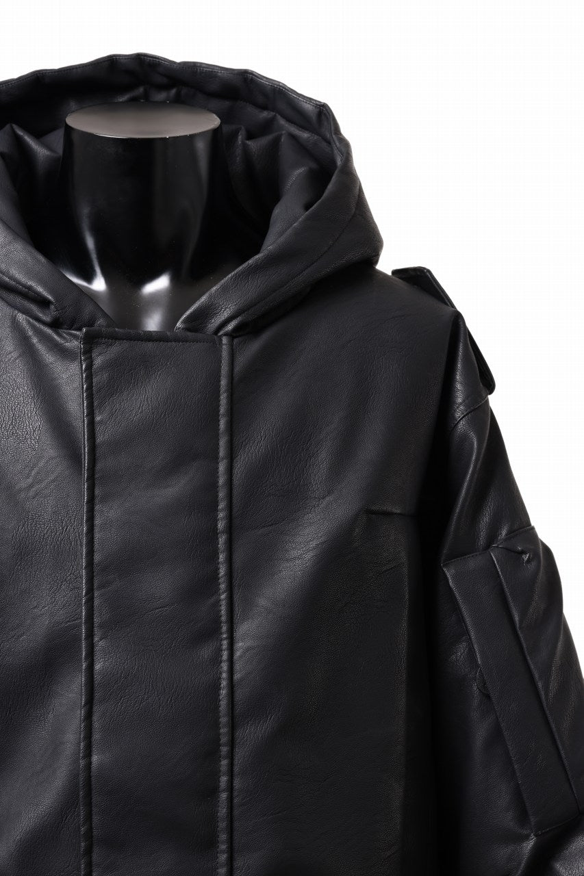 entire studios MOTO BOMBER PADDED JACKET (BLACK)