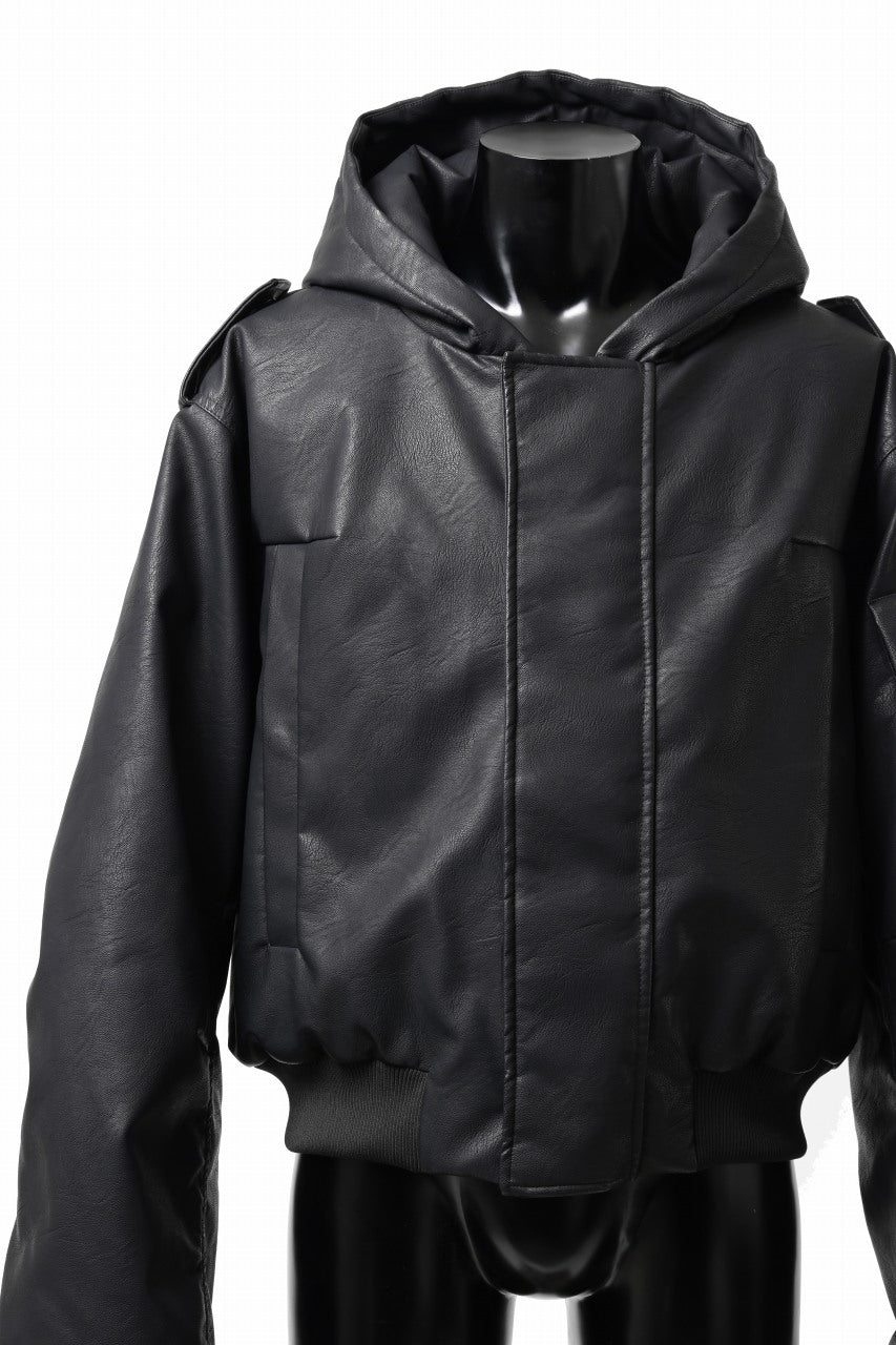 entire studios MOTO BOMBER PADDED JACKET (BLACK)