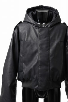 Load image into Gallery viewer, entire studios MOTO BOMBER PADDED JACKET (BLACK)