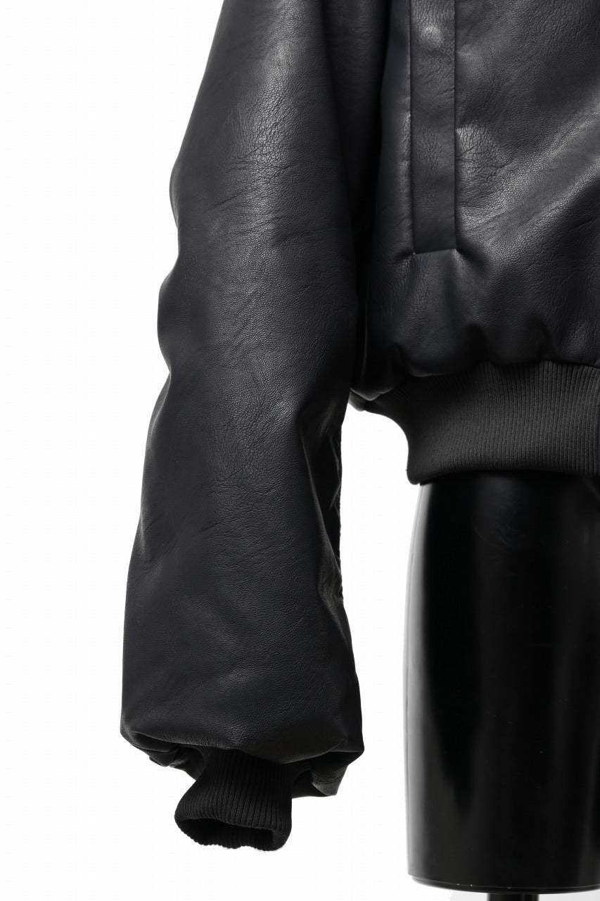 entire studios MOTO BOMBER PADDED JACKET (BLACK)