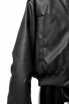 画像をギャラリービューアに読み込む, entire studios MOTO BOMBER PADDED JACKET (BLACK)