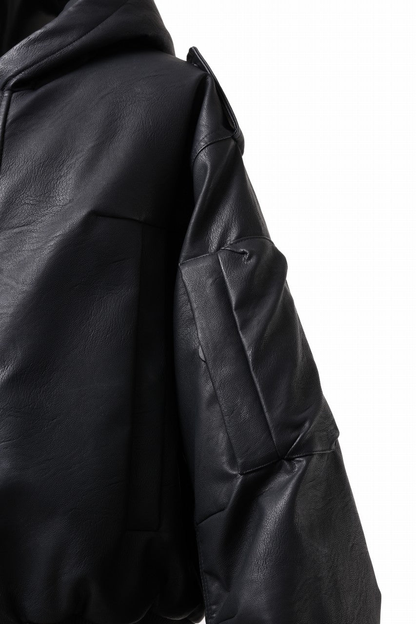 entire studios MOTO BOMBER PADDED JACKET (BLACK)