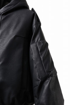 画像をギャラリービューアに読み込む, entire studios MOTO BOMBER PADDED JACKET (BLACK)