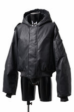 Load image into Gallery viewer, entire studios MOTO BOMBER PADDED JACKET (BLACK)