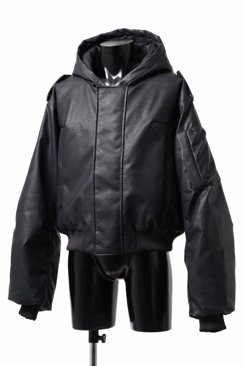 entire studios MOTO BOMBER PADDED JACKET (BLACK)