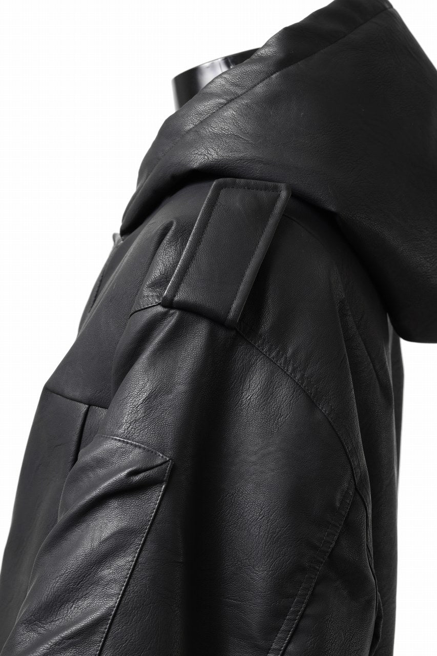 画像をギャラリービューアに読み込む, entire studios MOTO BOMBER PADDED JACKET (BLACK)