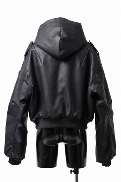 画像をギャラリービューアに読み込む, entire studios MOTO BOMBER PADDED JACKET (BLACK)