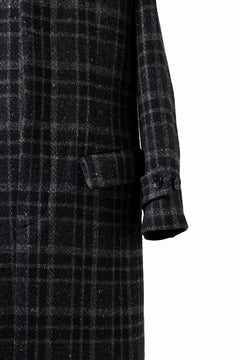 画像をギャラリービューアに読み込む, N/07 exclusive MAC COAT &quot;外套&quot; 格子縞 / SHETLAND WOOL TWEED (CHECK)